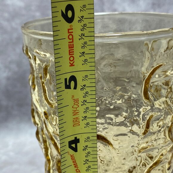 Anchor Hocking Milano 12oz Tumbler Honey Gold Mid Century Modern - Picture 6 of 6
